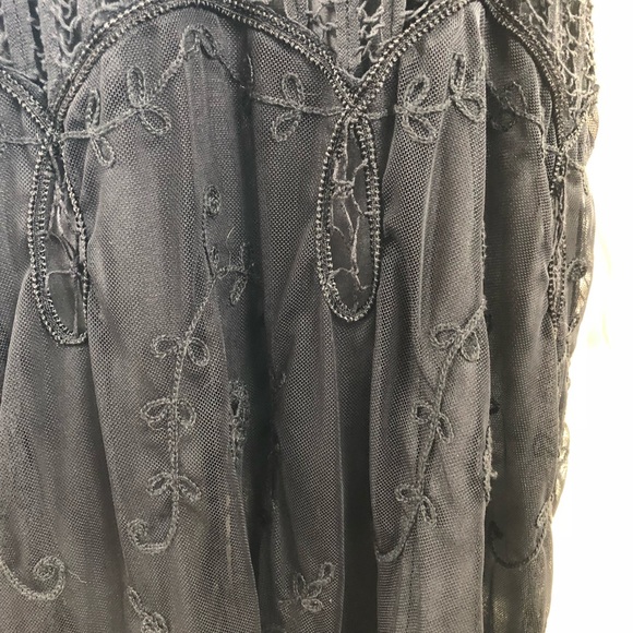 Betsy Johnson of New York Size 2 Black Lace - Picture 7 of 8